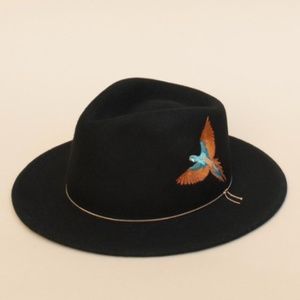 VAN PALMA DAKOTA HAT - BLACK SIZE 58/ML/7 1/4